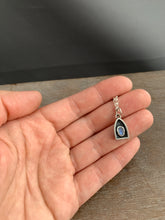 Load image into Gallery viewer, #1 Tiny moonstone charm with 18” rolo chain included
