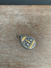 Load image into Gallery viewer, Small keum boo gold and silver pendant #4