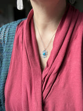 Load image into Gallery viewer, Peruvian Blue Opalina charm