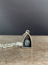 Load image into Gallery viewer, #7 Tiny moonstone charm with 18” rolo chain included