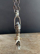 Load image into Gallery viewer, Hand pendant with cross on the palm