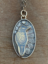 Load image into Gallery viewer, Ghost raven necklace