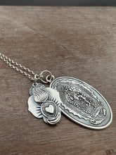 Load image into Gallery viewer, Our Lady of Guadalupe and Sacred Heart charm set