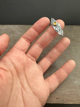 Load image into Gallery viewer, Citrine Sacred Heart charm