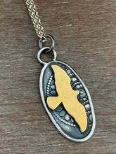 Load image into Gallery viewer, #3 24k Keum Boo Hawk Silhouette On a Stamped Background