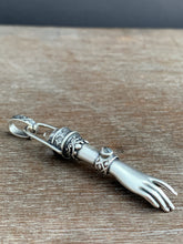 Load image into Gallery viewer, Hand pendant with eye on the palm