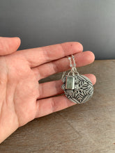 Load image into Gallery viewer, Snowflake and aquamarine Charm set