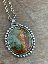 Load image into Gallery viewer, Old stock Rocky Butte Picture Jasper Medallion