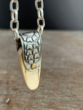 Load image into Gallery viewer, Fossilized woolly mammoth ivory charm
