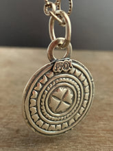 Load image into Gallery viewer, Ruby/sapphire double sided medallion