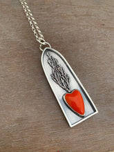 Load image into Gallery viewer, Rosarita sacred heart shrine pendant