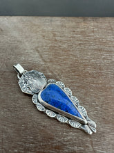 Load image into Gallery viewer, Dumortierite Sacred Heart pendant