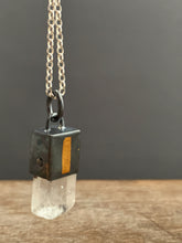 Load image into Gallery viewer, Icy Quartz crystal necklace 1