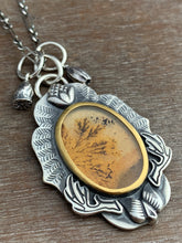 Load image into Gallery viewer, Dendritic Agate set in 22k gold