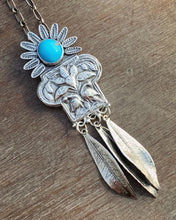 Load image into Gallery viewer, Egyptian turquoise medallion