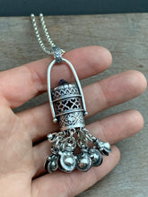 Load image into Gallery viewer, Handmade Bell with a color changing Crystal