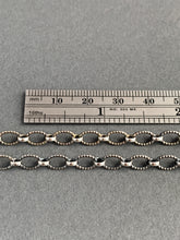 Load image into Gallery viewer, Add a chain to a necklace, Large sterling chain, textured patina'd oval large and small links