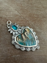 Load image into Gallery viewer, Plume agate Sacred heart