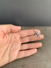 Load image into Gallery viewer, Small moonstone stamped bird pendant