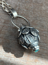 Load image into Gallery viewer, Vintage crystal and Ethiopian Opal dragon egg medallion