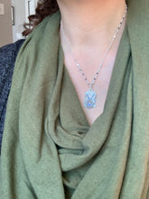 Load image into Gallery viewer, Purple Labradorite charm necklace set