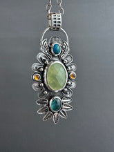 Load image into Gallery viewer, Multi stone elaborate pendant
