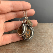 Load image into Gallery viewer, Rio grande rustic and natural sapphire charm set