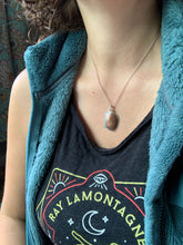 Load image into Gallery viewer, Sapphire charm collection with Etched Copper Pendant