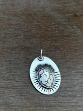 Load image into Gallery viewer, Anatomical Heart Charm Medium Oval
