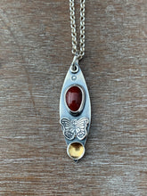 Load image into Gallery viewer, Andalusite Butterfly charm