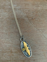 Load image into Gallery viewer, #3 24k Keum Boo Hawk Silhouette On a Stamped Background