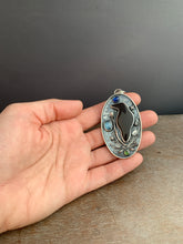 Load image into Gallery viewer, Obsidian Crow Necklace