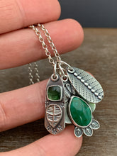 Load image into Gallery viewer, Turquoise and Tourmaline Charm Set