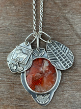 Load image into Gallery viewer, Red horn coral and lion charm collection