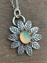 Load image into Gallery viewer, Opal charm set in 22k gold