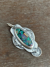 Load image into Gallery viewer, Synthetic opal charm
