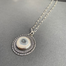 Load image into Gallery viewer, Solar eye agate pendant