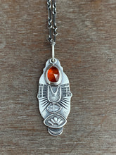 Load image into Gallery viewer, Orange kyanite charm necklace