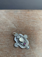 Load image into Gallery viewer, Owl pendant #7 Moonstone and Fluorite