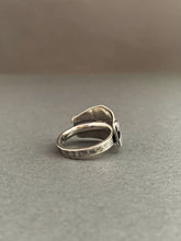 Load image into Gallery viewer, Small size 6.5 Sacred symbol shield ring