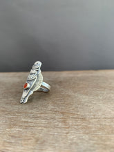 Load image into Gallery viewer, Size 9 owl ring