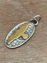 Load image into Gallery viewer, 24k Keum Boo Hawk Silhouette On a Stamped Background