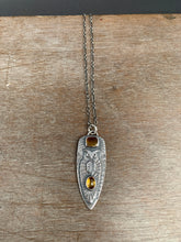 Load image into Gallery viewer, Owl pendant - Tourmaline