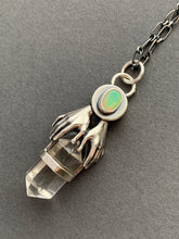 Load image into Gallery viewer, Opal and quartz crystal necklace