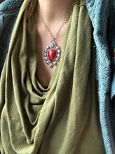 Load image into Gallery viewer, Sacred heart pendant by proxartist