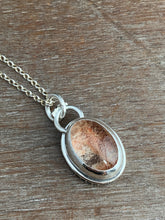 Load image into Gallery viewer, Lodolite quartz double sided pendant