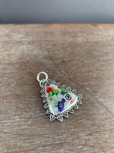 Load image into Gallery viewer, Clear Millefiori glass pendant