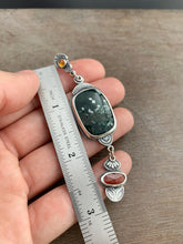 Load image into Gallery viewer, Multi stone dangle earrings