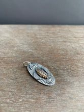 Load image into Gallery viewer, Sterling silver bronze eye pendant