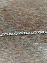 Load image into Gallery viewer, Add a chain to a necklace, small delicate sterling chain, 2mm Oval Rolo Chain